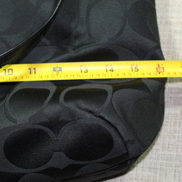 Black Coach Campbell Signature Carryall Purse - LIKE NEW - Picture 11 of 14